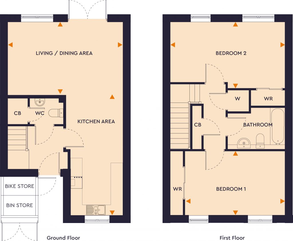 The Spindleberry - 2 Bed home