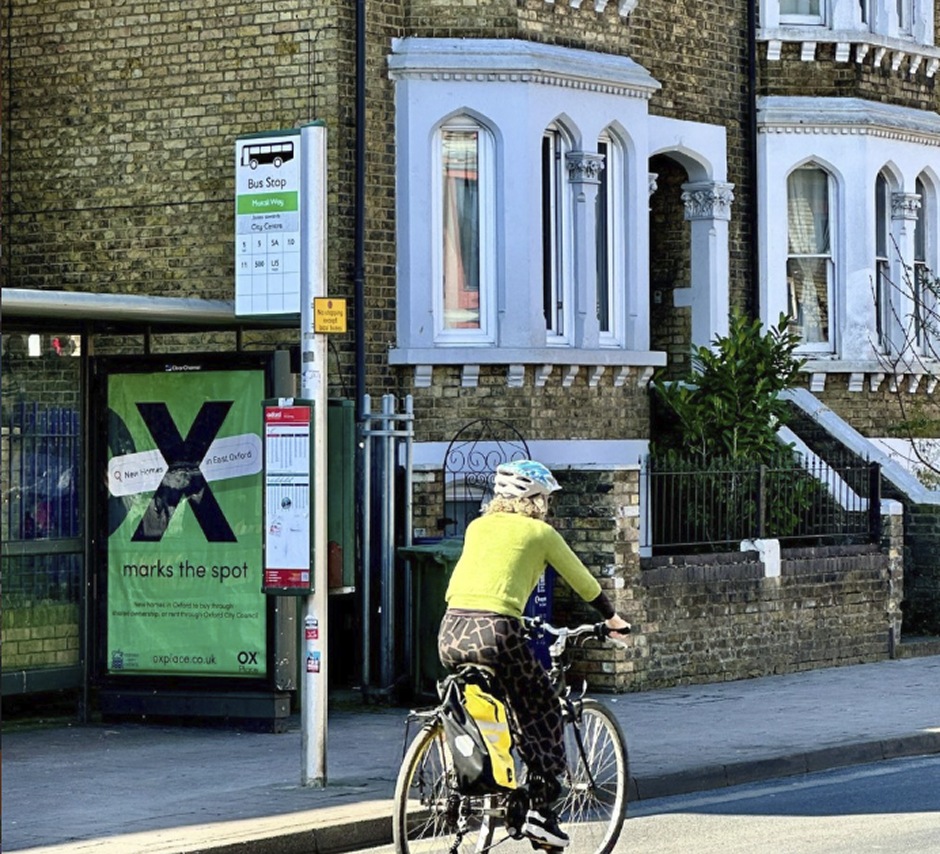 OX marks the spot bus stop branding campaign